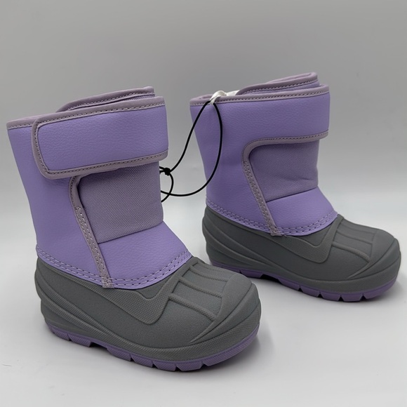 NWT Cat & Jack Purple Winter Boots Toddler Size 7 - Picture 3 of 17